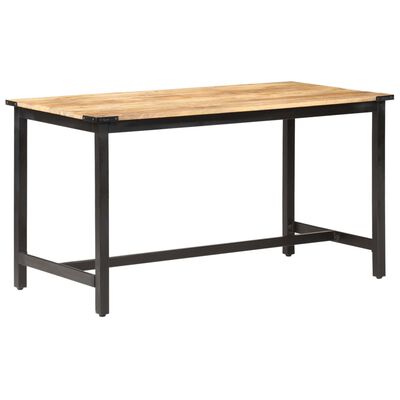 vidaXL Jedálenský stôl 140x70x76 cm, surový mangový masív