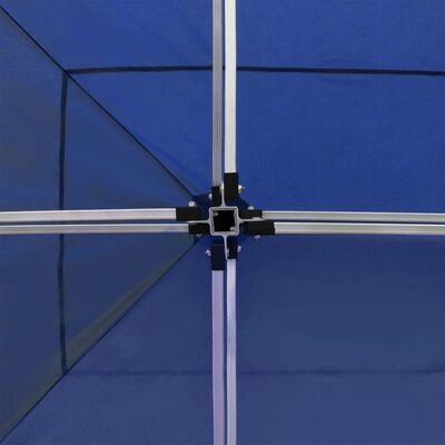 vidaXL Profesionálny skladací stan+steny, hliník 6x3 m, modrý