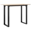 vidaXL Jed&aacute;lensk&yacute; stol&iacute;k v tvare O 100x50x75 cm borovica a oceľ