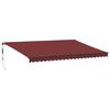 vidaXL Automaticky zaťahovacia mark&iacute;za v&iacute;nov&aacute; 500x350 cm