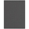 VidaXL Rohožka Stripe Black and Grey 90x120 cm