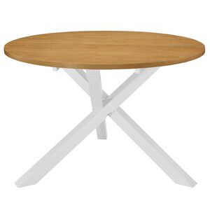 vidaXL Jed&aacute;lensk&yacute; st&ocirc;l, biely 120x75 cm, MDF