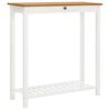 vidaXL Barov&yacute; st&ocirc;l 100x40x110 cm mas&iacute;vne dubov&eacute; drevo