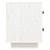 vidaXL Nočný stolík biely 40x34x45 cm masívne borovicové drevo