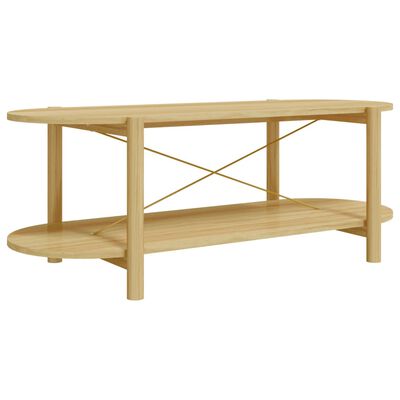 vidaXL Konferenčný stolík 110x48x40 cm spracované drevo