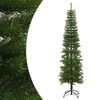 vidaXL Umel&yacute; &uacute;zky vianočn&yacute; stromček s podstavcom 210 cm PE