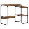vidaXL St&ocirc;l s &uacute;ložn&yacute;m priestorom Dymov&yacute; dub 100 x 50 x 75 cm