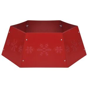 vidaXL Spodn&yacute; kryt na vianočn&yacute; stromček červen&yacute; &Oslash; 68x25 cm