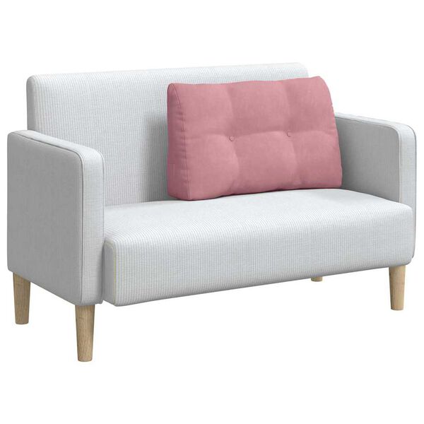 vidaXL Podu&scaron;ka na chrb&aacute;t Ružov&aacute; 80 x 24 x 50 cm Zamat