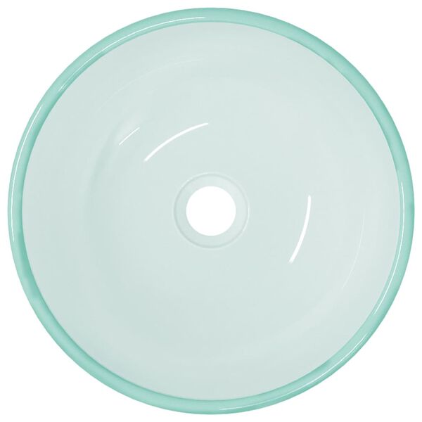 vidaXL Umývadlo z tvrdeného skla 35x12 cm matné