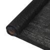 vidaXL Tieniaca sieť HDPE 2x25 m čierna