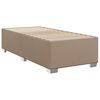 vidaXL Boxspring posteľ s matracom kapučínová 80x200 cm umelá koža