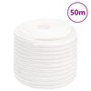 vidaXL Lodn&eacute; lano biele 16 mm 50 m polypropyl&eacute;n