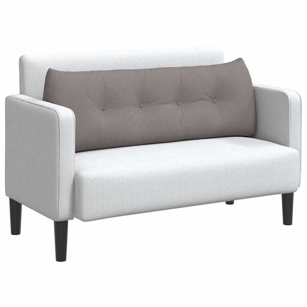 vidaXL Podu&scaron;ka na chrb&aacute;t Sivohned&aacute; 140 x 24 x 50 cm l&aacute;tka