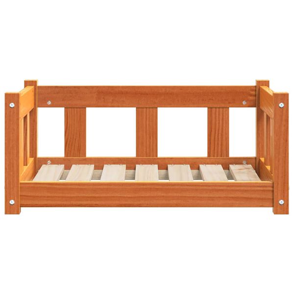 vidaXL Psia postel' s &uacute;ložiskom Včel&iacute; hned&yacute; 65,5 x 50 x 28 cm