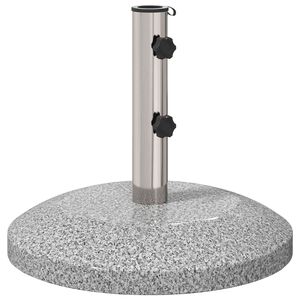 vidaXL Z&aacute;kladňa na slnečn&iacute;k pre p&oacute;l 40-50 mm 26.45 kg Siv&aacute;