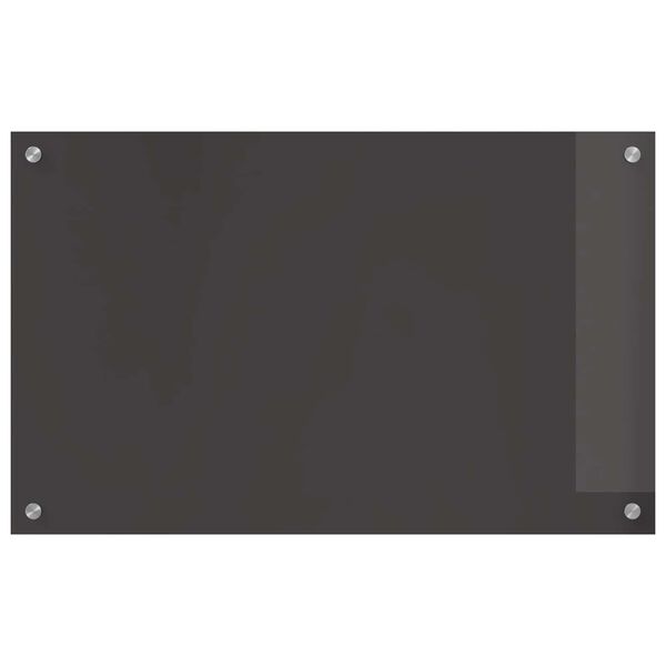 vidaXL Kuchynský backsplash Tmavo šedá 80 x 50 x 0,6 cm tvrdené sklo