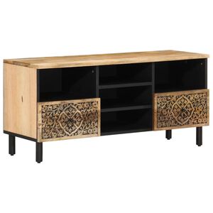 vidaXL TV skrinka 100x33x46 cm, mangov&yacute; mas&iacute;v
