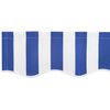 vidaXL N&aacute;hradn&aacute; l&aacute;tka na mark&iacute;zu Modr&aacute; a biela 380 x 195 cm Polyester