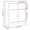 vidaXL Komoda 70x35x80 cm borovicov&yacute; mas&iacute;v