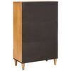 vidaXL Highboard s poličkou Svetlohnedá 60 x 33 x 100 cm mangový masív