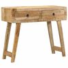 vidaXL Konzolov&yacute; stol&iacute;k 90x32x75 cm Mas&iacute;vne drevo hrub&eacute; mango