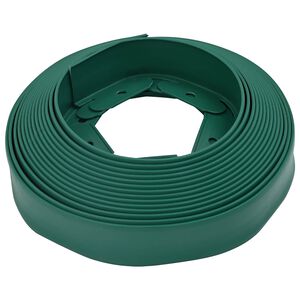 vidaXL Obrubn&iacute;ky tr&aacute;vnika Zelen&aacute; 2000 x 4 x 5 cm Plast