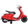 vidaXL Detsk&aacute; elektrick&aacute; motorka Vespa GTS300, červen&aacute;