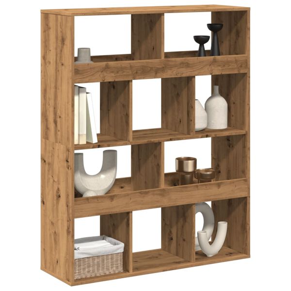 vidaXL Deliaca stena dub artisian 100x33x125,5 cm kompozitn&eacute; drevo