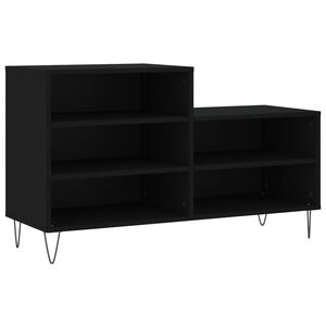 vidaXL Botn&iacute;k čierny 102x36x60 cm spracovan&eacute; drevo