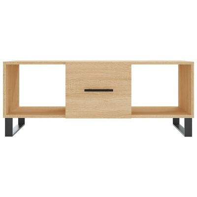vidaXL Konferenčný stolík dub sonoma 102x50x40 cm kompozitné drevo