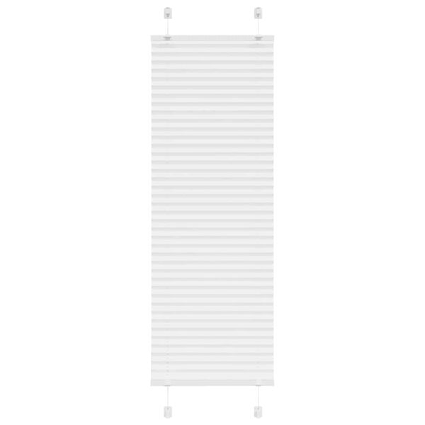 vidaXL plisovaná roleta biela 45x150 cm šírka látky 44,4 cm