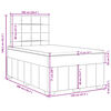 vidaXL Boxspring posteľ s matracom sivohned&yacute; 120x200 cm l&aacute;tka