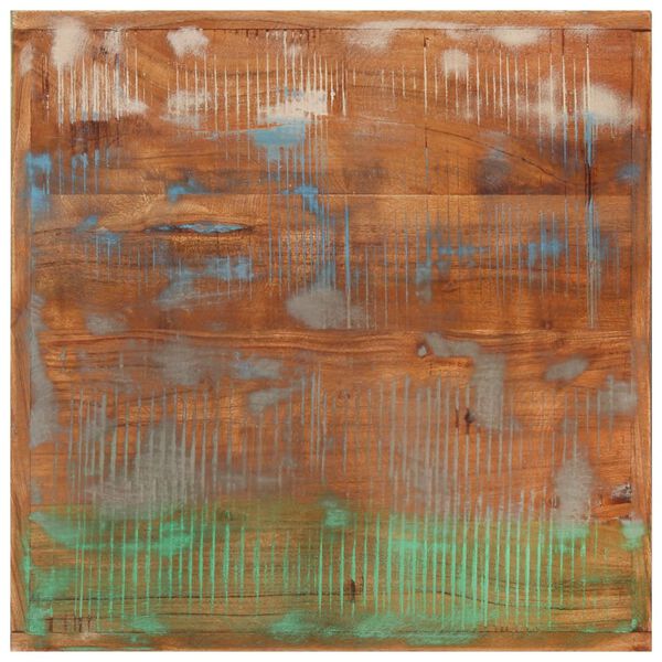 vidaXL Barov&yacute; st&ocirc;l 55x55x107 cm mas&iacute;vne recyklovan&eacute; drevo a železo