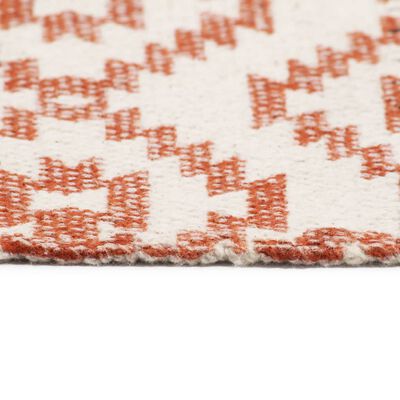 vidaXL Ručne tkaný koberec Kilim bavlna 120x180 cm potlač farebný