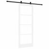 vidaXL Posuvn&eacute; dvere ORKDAL Biela a čierna 83 x 211 cm