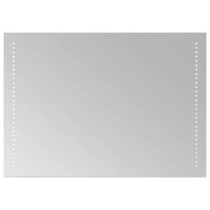 vidaXL Zrkadlo do k&uacute;peľne s LED Priehľadn&aacute; 70 x 50 cm tvrden&eacute; sklo