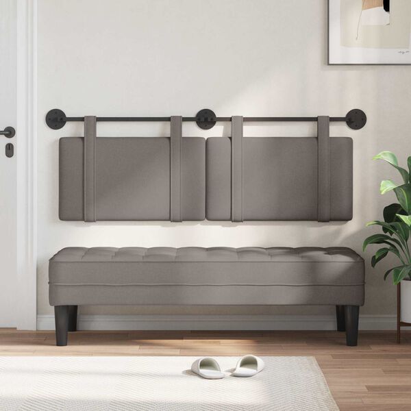 vidaXL Z&aacute;vesn&aacute; Čel&aacute; N&aacute;stenn&yacute; Sivohned&aacute; 130 x 55 x 5 cm l&aacute;tka