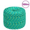 vidaXL Lodn&eacute; lano zelen&eacute; 10 mm 500 m polypropyl&eacute;n