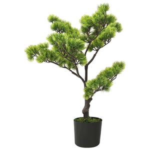 vidaXL Umel&yacute; bonsaj, borovica s kvetin&aacute;čom 60 cm, zelen&yacute;