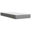 vidaXL Boxspring posteľ s matracom bledosiv&yacute; 100x200 cm l&aacute;tka
