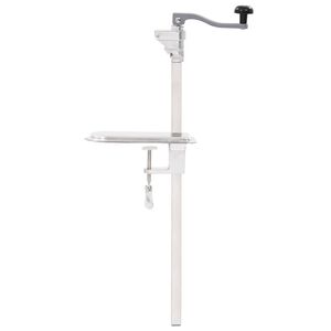 vidaXL Otv&aacute;rač na konzervy strieborn&yacute; 70 cm hlin&iacute;k a nehrdzavej&uacute;ca oceľ