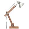 vidaXL Industri&aacute;lna stropov&aacute; lampa strieborn&aacute; okr&uacute;hla 58x18x90 cm E27