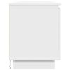 vidaXL TV stolík s LED Biela 180 x 38 x 49 cm Kompozitné drevo