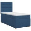 vidaXL Posteľ boxspring s matracom Modr&aacute; 90 x 190 cm L&aacute;tka
