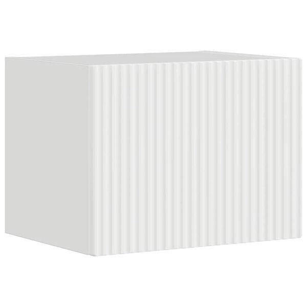 vidaXL TV n&aacute;stenn&aacute; skriňa N&aacute;stenn&yacute; Leskl&aacute; biela 60 x 31 x 29,5 cm