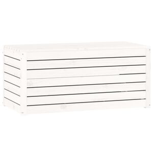 vidaXL Z&aacute;hradn&yacute; box biely 101x50,5x46,5 cm mas&iacute;vna borovica