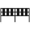 vidaXL Čelo postele čierne 205,5x4x100 cm masívna borovica