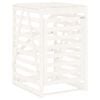 vidaXL &Uacute;ložn&yacute; box na odpadkov&yacute; k&ocirc;&scaron;, biely 84x90x128,5 cm, borovica