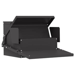 vidaXL Krm&iacute;tko s ped&aacute;lom pre kura Čierna 50 x 40 x 29 cm 2 kg